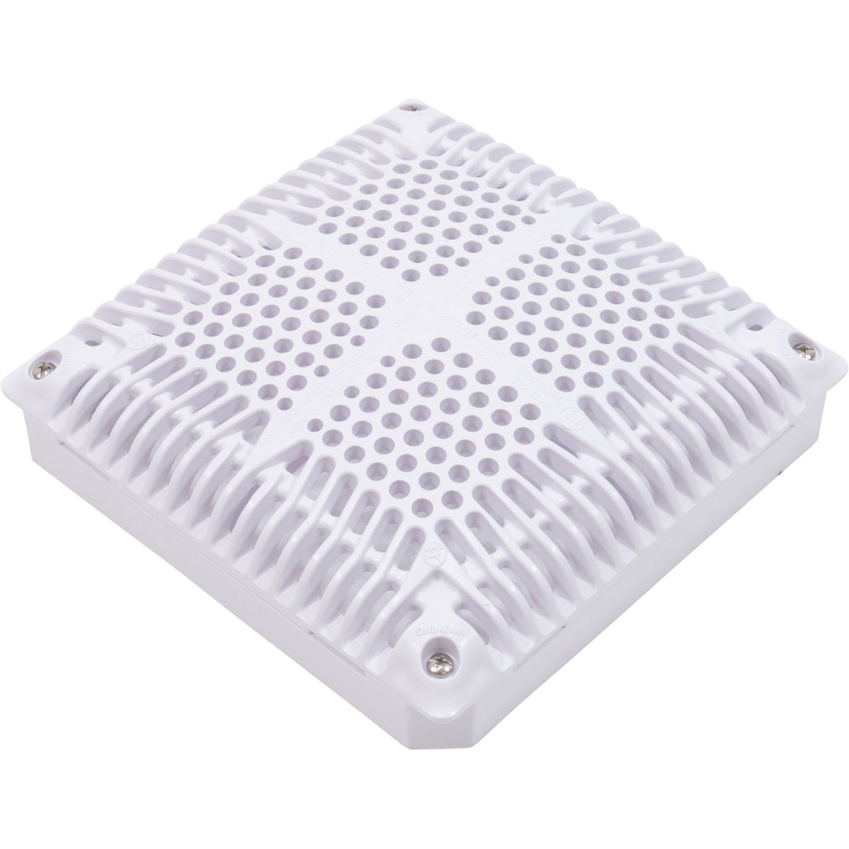 Hayward WGX1033BHF2 18" White Square High Flow Cover & Inner Frame