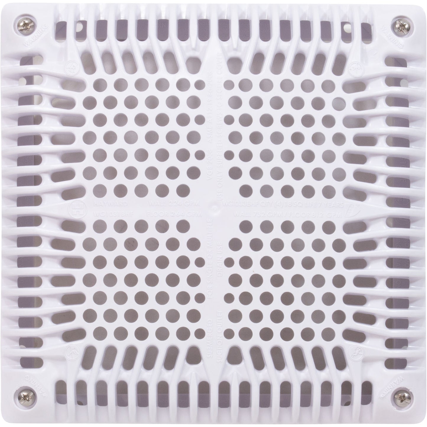 Cover 18 Sq W/Inner Fram Hi Flow