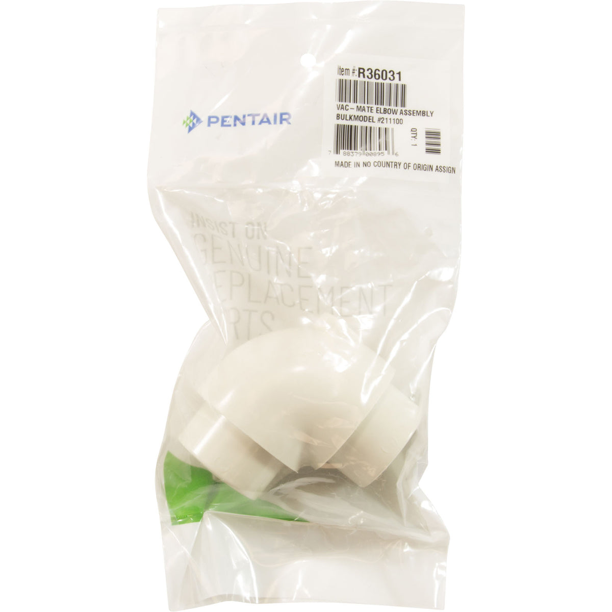 Coude 90°, écumoire Pentair Vac-Mate