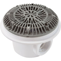 Hw Gunite Pool Main Drain (2In Thread So, 2In Thread Bo) Gray