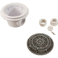 Hw Gunite Pool Main Drain (2In Thread So, 2In Thread Bo) Gray