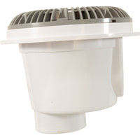 Hw Gunite Pool Main Drain (2In Thread So, 2In Thread Bo) Gray