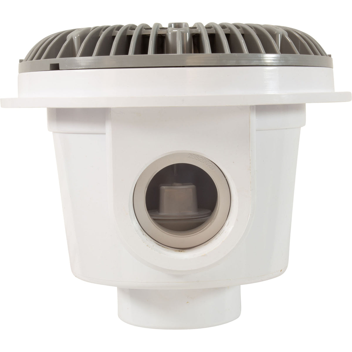 Hw Gunite Pool Main Drain (2In Thread So, 2In Thread Bo) Gray