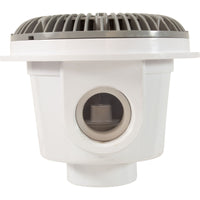Hw Gunite Pool Main Drain (2In Thread So, 2In Thread Bo) Gray