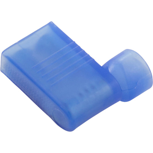 Déconnecteur, femelle 90°, 16-14AWG, languette .250, bleu, qté 25