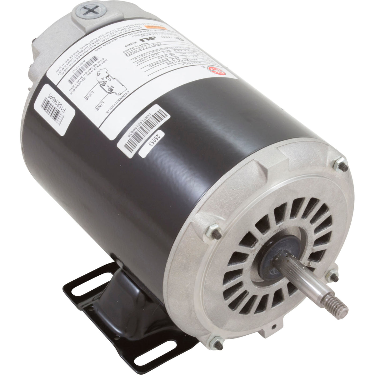 Motor, US Motor, 1.5 Horsepower, Thru Bolt, 1-Speed, 115/230v