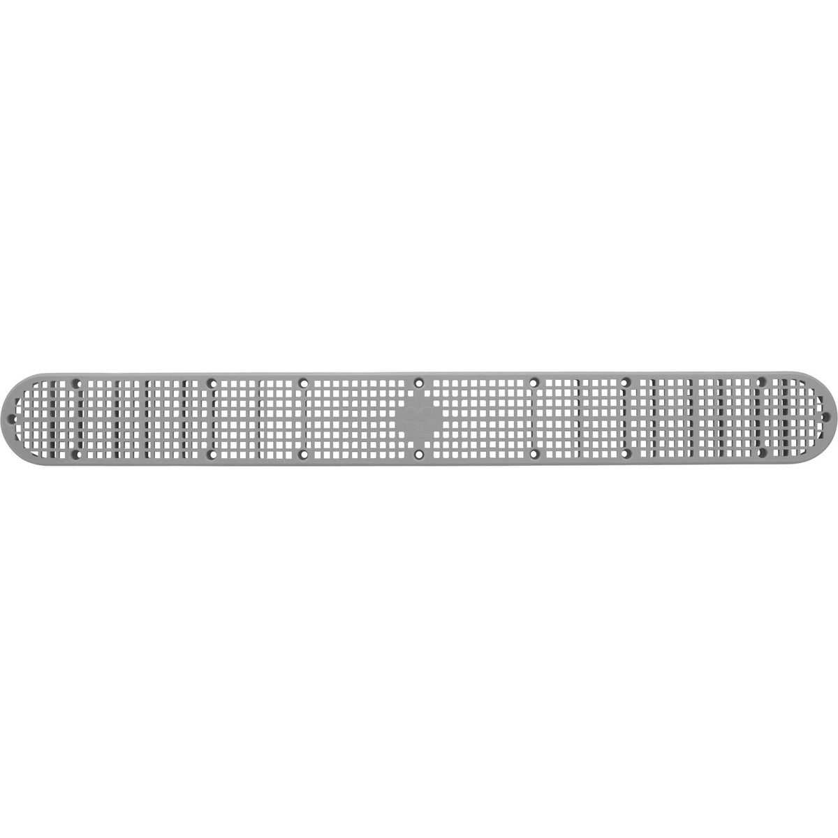 32" Channel Drain Cover With Screws, Gray