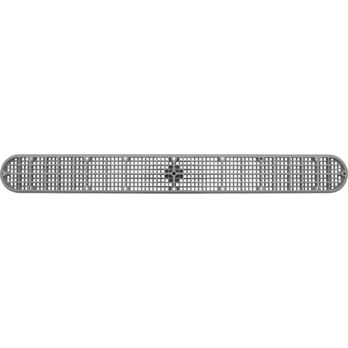 32" Channel Drain Cover With Screws, Gray