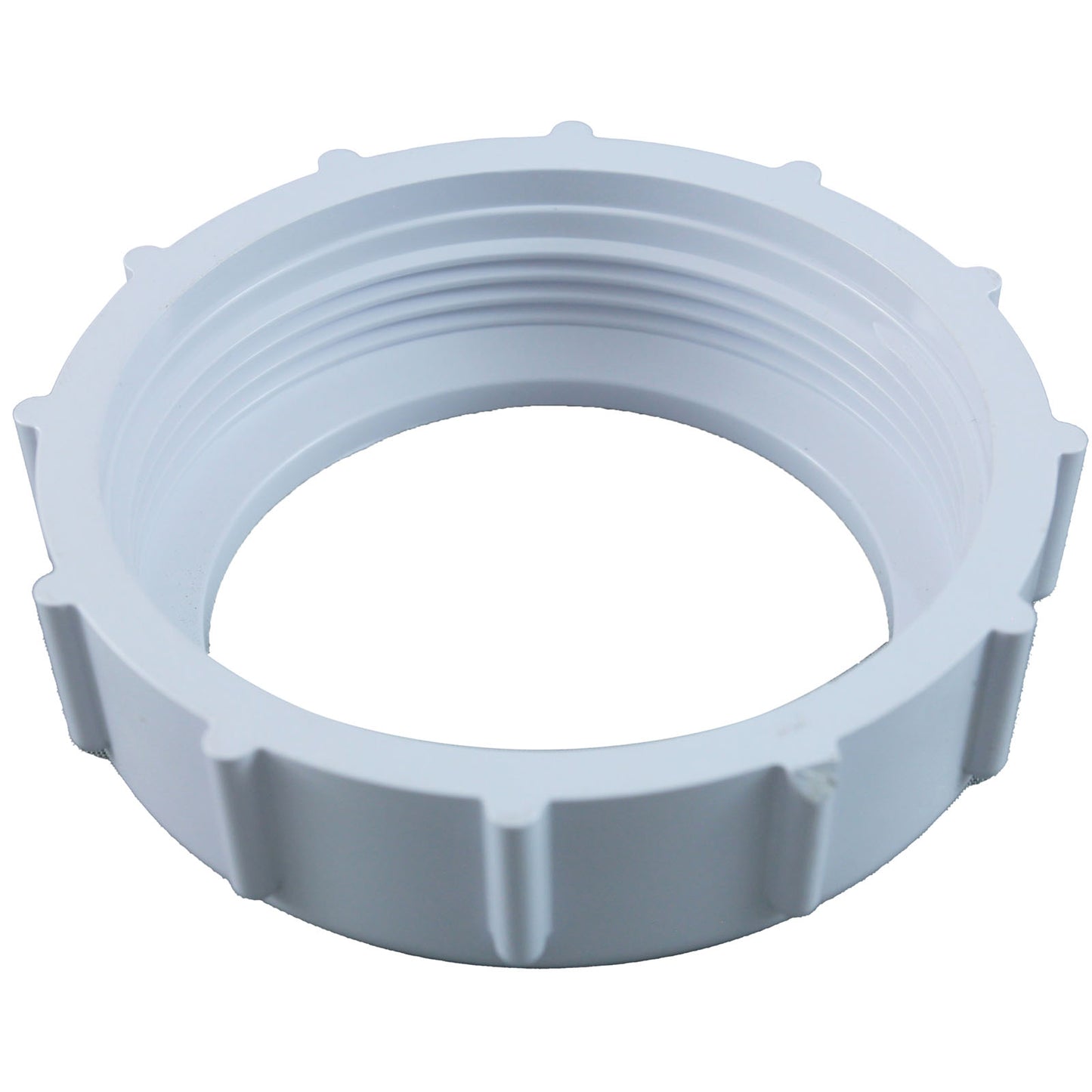 Bulkhead Adapter Nut, Pentair, 3-1/2", White