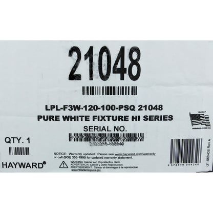 Luz para piscina, LED PureWhite, 115 V, 58 W, 100 pies, equivalente a 500 W, pies cuadrados