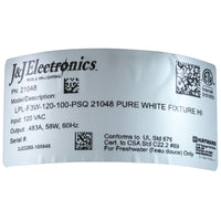 Luz para piscina, LED PureWhite, 115 V, 58 W, 100 pies, equivalente a 500 W, pies cuadrados