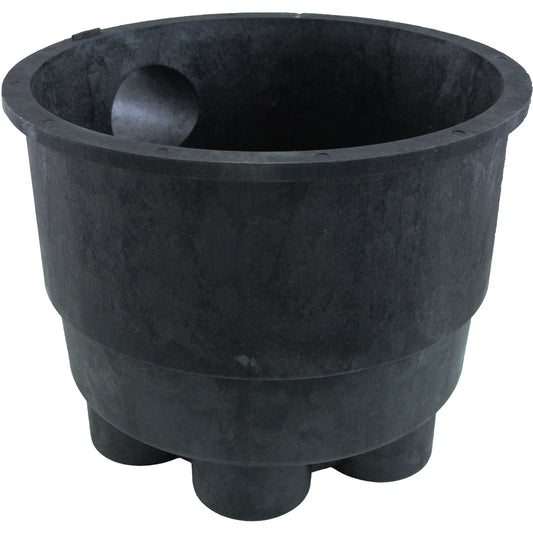 Carcasa de válvula de perfil bajo de 1 1/2" de color negro