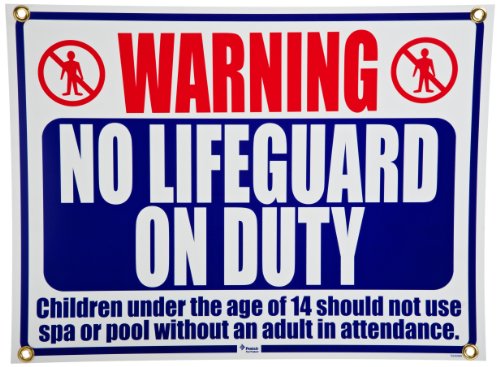 R230500 Pentair No Lifeguard Sign Doesnt Meet