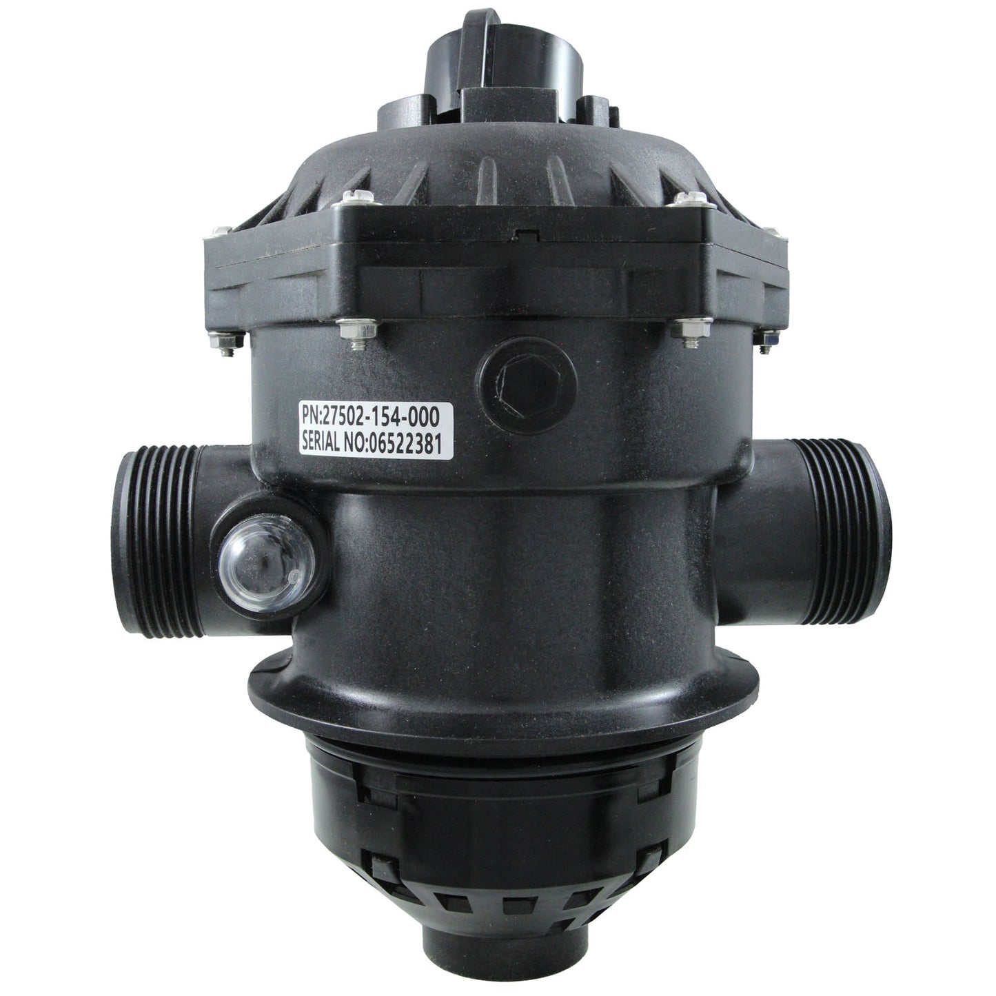 Multi-Port 1.5In Fpt Valve Black T/M Sand With Clamp