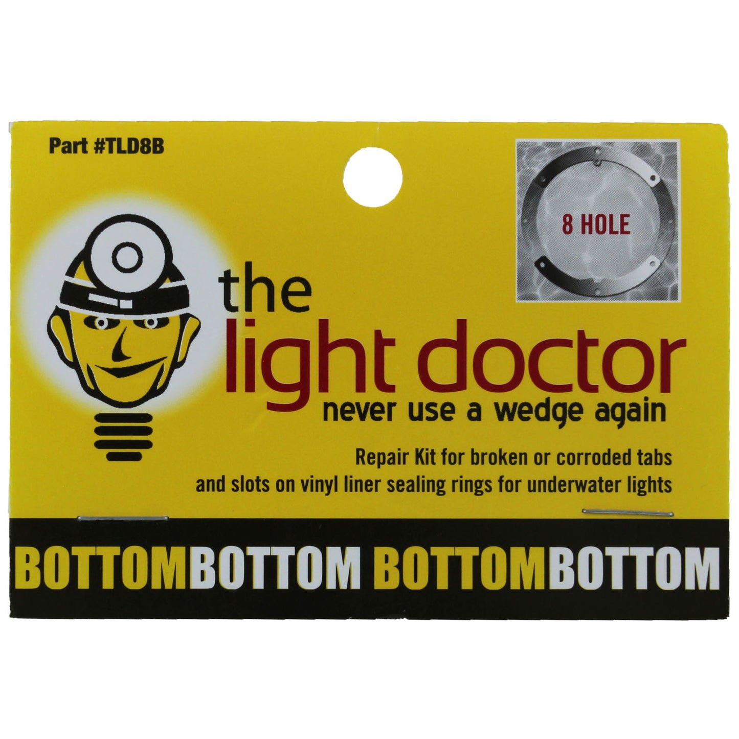 Repair Kit, Light Doctor, 8 Hole Light Niche, Bottom
