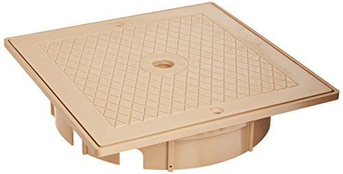 25538-909-000 Zodiac Square Lid And Collar Assembly; Tan