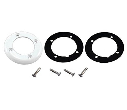 25545-100-000 Zodiac Vinyl Pool Return Faceplate 2Gskt 4 Screws White