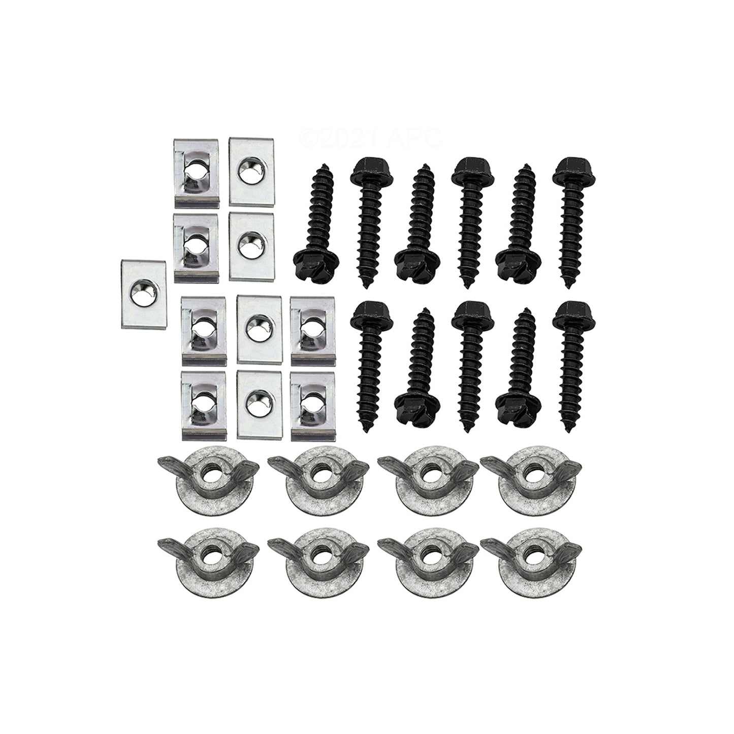 474292 Pentair Burner System Hardware Screw & Clips Kit Mastertemp Heater 125