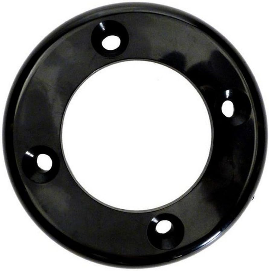 Pentair 545101 Face Plate Replacement Vinyl Liner Pool and Spa Fitting, Black