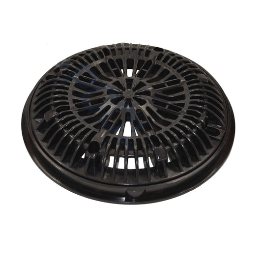 25537-004-000 CMP 8" Galaxy Lid and Flat Frame Black