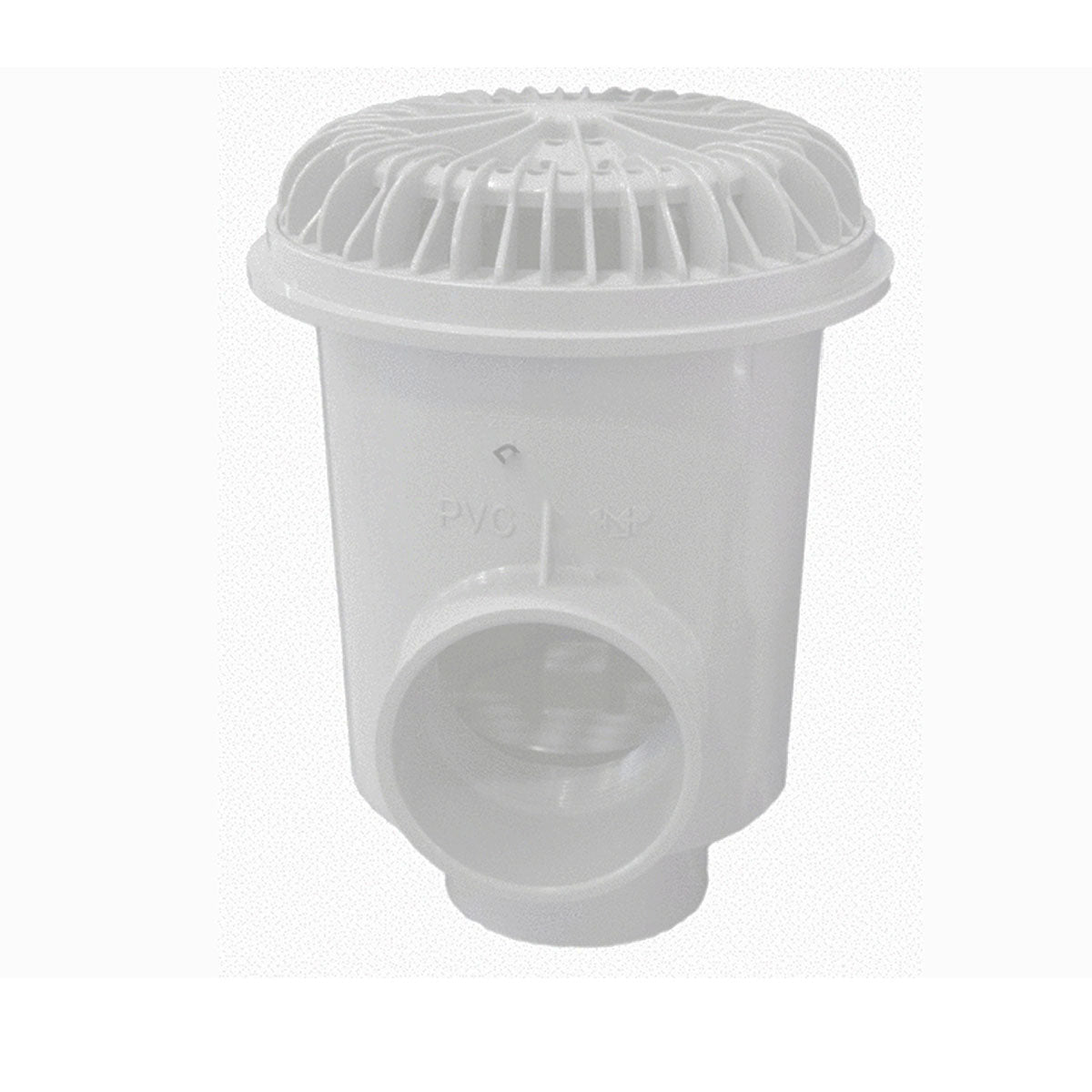 CMP 25513-300-100 3" Nova White Main Drain w/out Lid for Gunite Pools