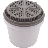 Main Drain, PentStarGuard, 8", 112gpm, 2"Side Port, ABS, Gray, qty 2