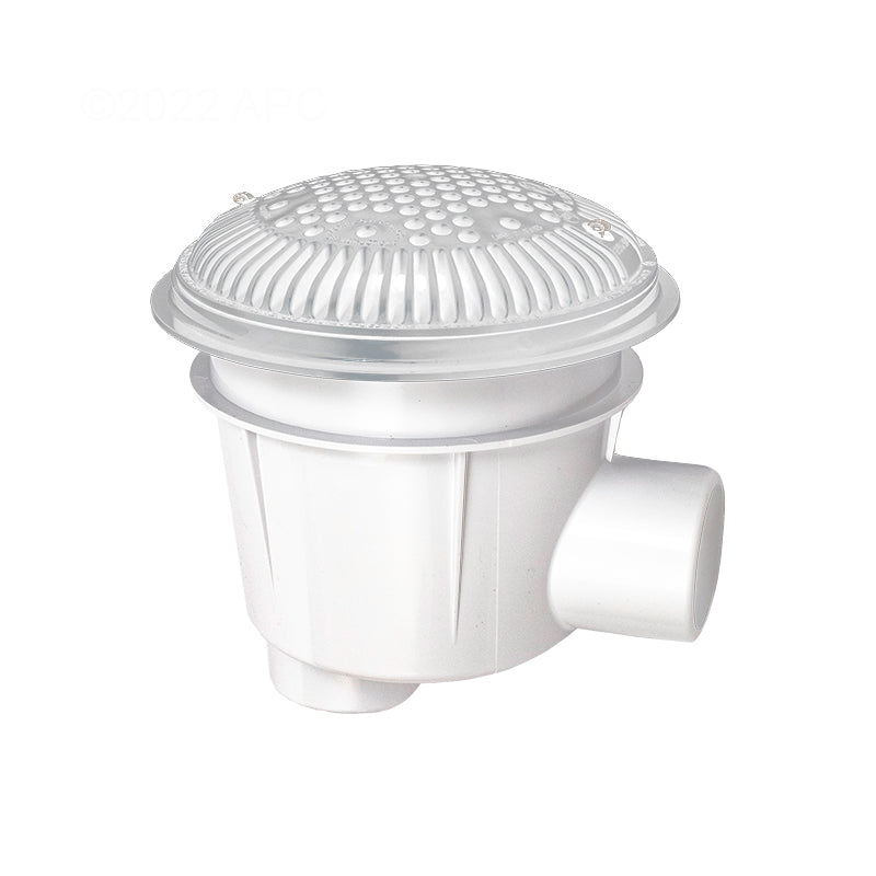 Hayward WG1154SPAK2 Salida de succión doble redonda de 8" con collarín ajustable, paquete de 2