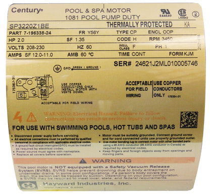 Extrémité de puissance - 2 CV (moteur, joint, plaque, diffuseur)