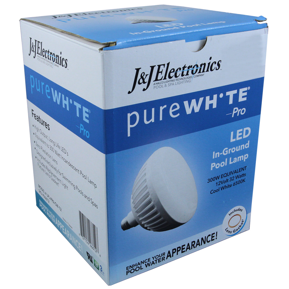 Repl Bulb, PureWhite Pro, LED, Cool White, 12v, 28W, 300/400W Eq