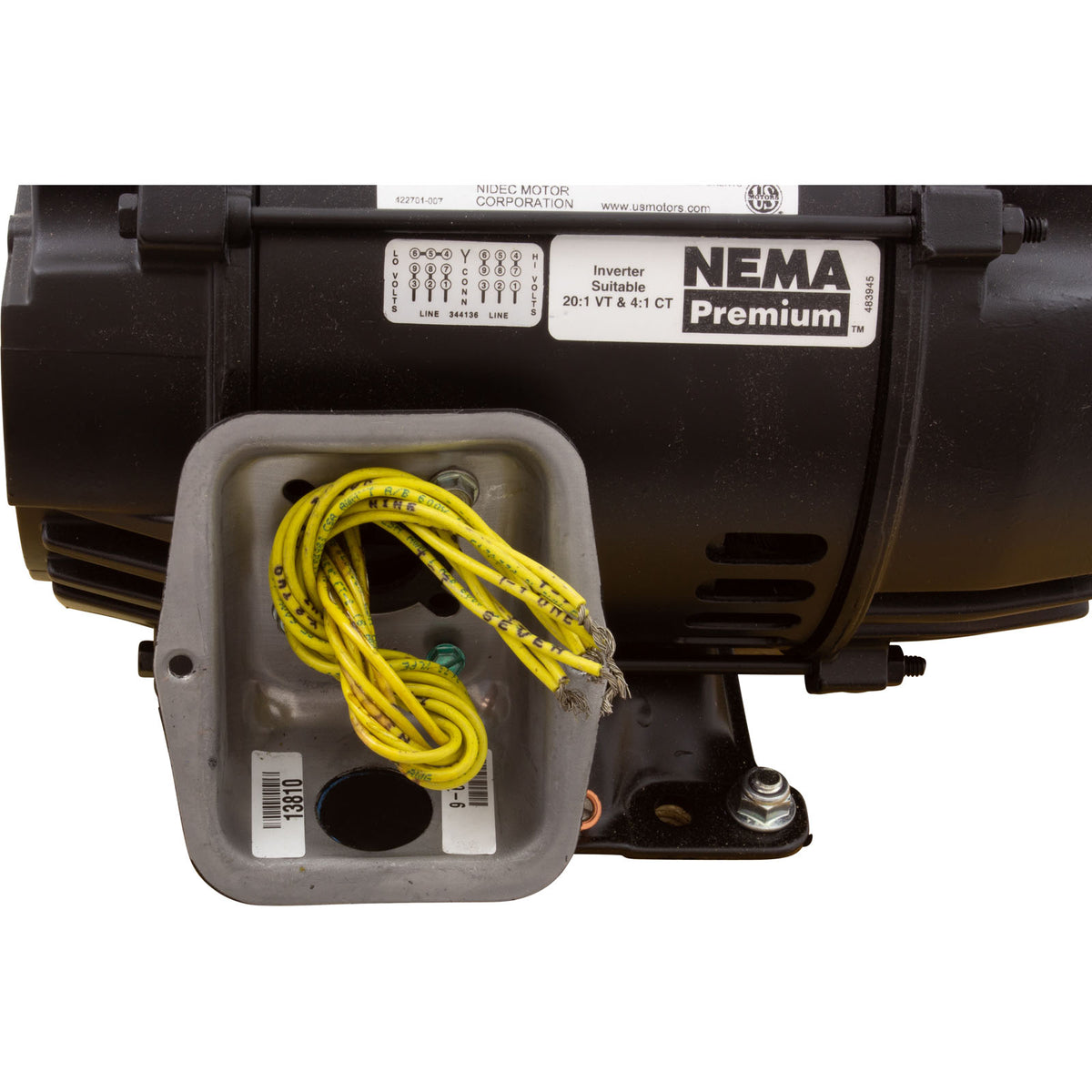 Motor, US Motor, 7.5hp, 208-230v/460v, 1-Speed, 3 Phase