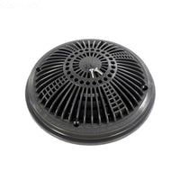 Main Drain Cover & Frame, Waterway Tru Flo 8", Gry/Dk, VGB