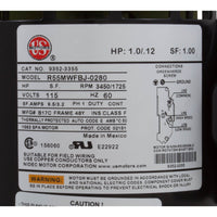 Pump, Aqua Flo FMHP, 1.0hp, 115v, 2-Spd, 48fr, 1-1/2", OEM