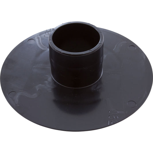 Wall Fitting, 6" dia, 2-3/8"hs, 2"s Insider, Black