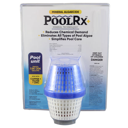 Purificateur minéral, unité de piscine PoolRx Plus Blue, 7,5 000 à 20 000 gal