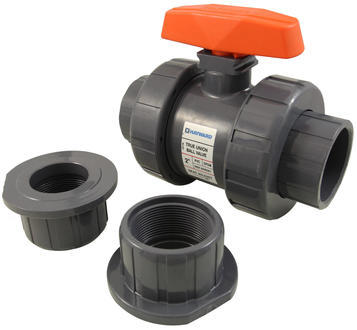 2" PVC TB Valve Socket/Threaded EPDM