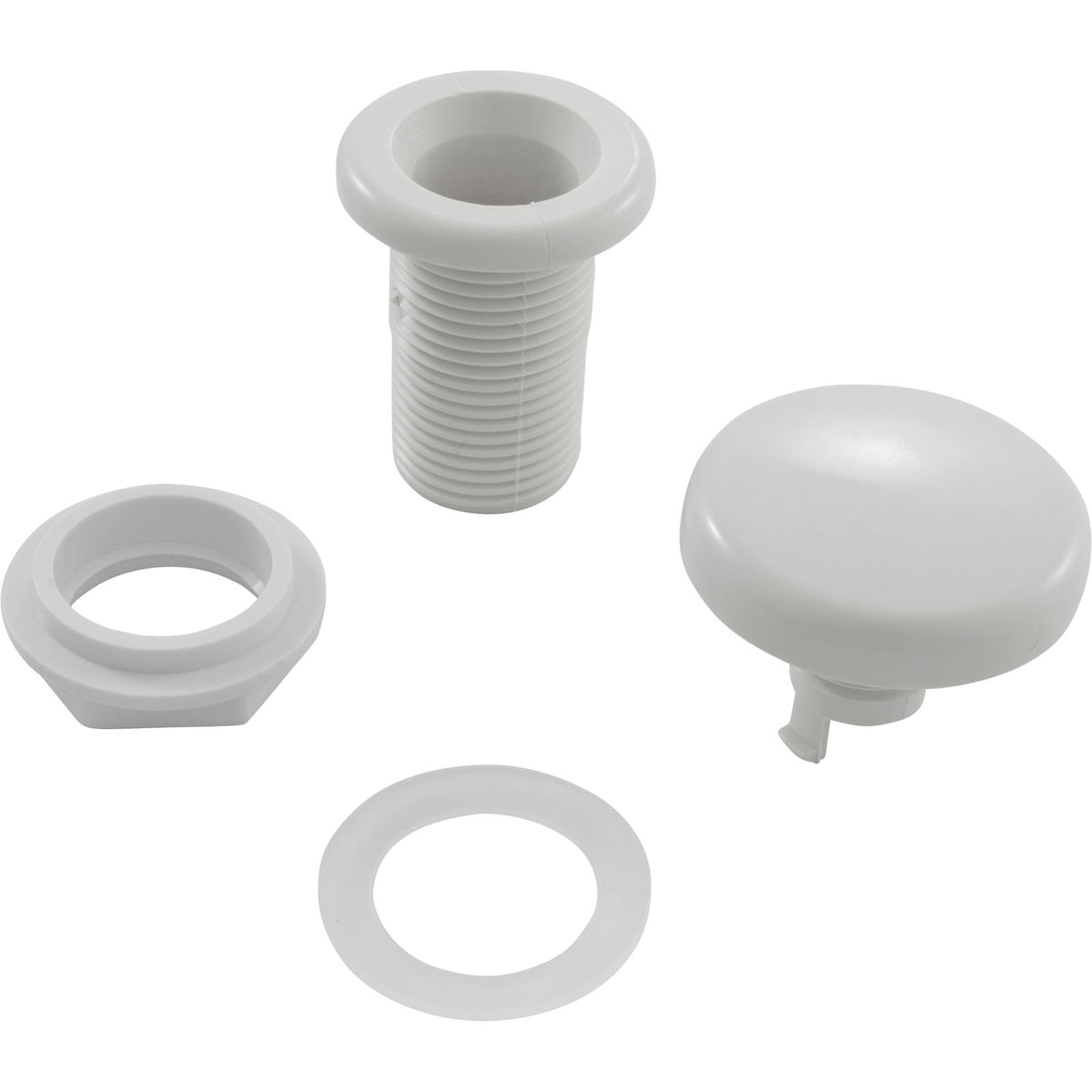 Air Control, BWG, 1/2" Top Draw, Snap Cap, Smooth, White