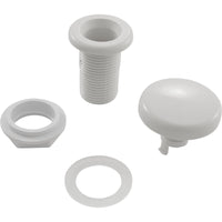 Air Control, BWG, 1/2" Top Draw, Snap Cap, Smooth, White