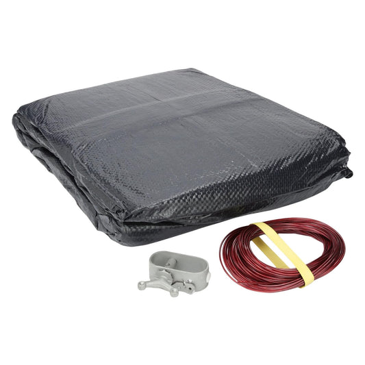 45-1015OV-CLA-3-BX GLI 10' X 15' Ovale Classique Solide 3' Solide Couverture d'hiver AG
