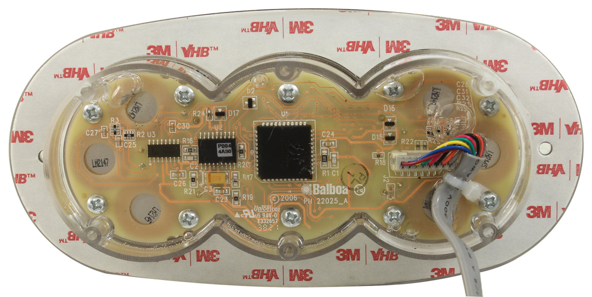 Topside, Balboa, Genuine VL600S, 6 Button, w/o Overlay
