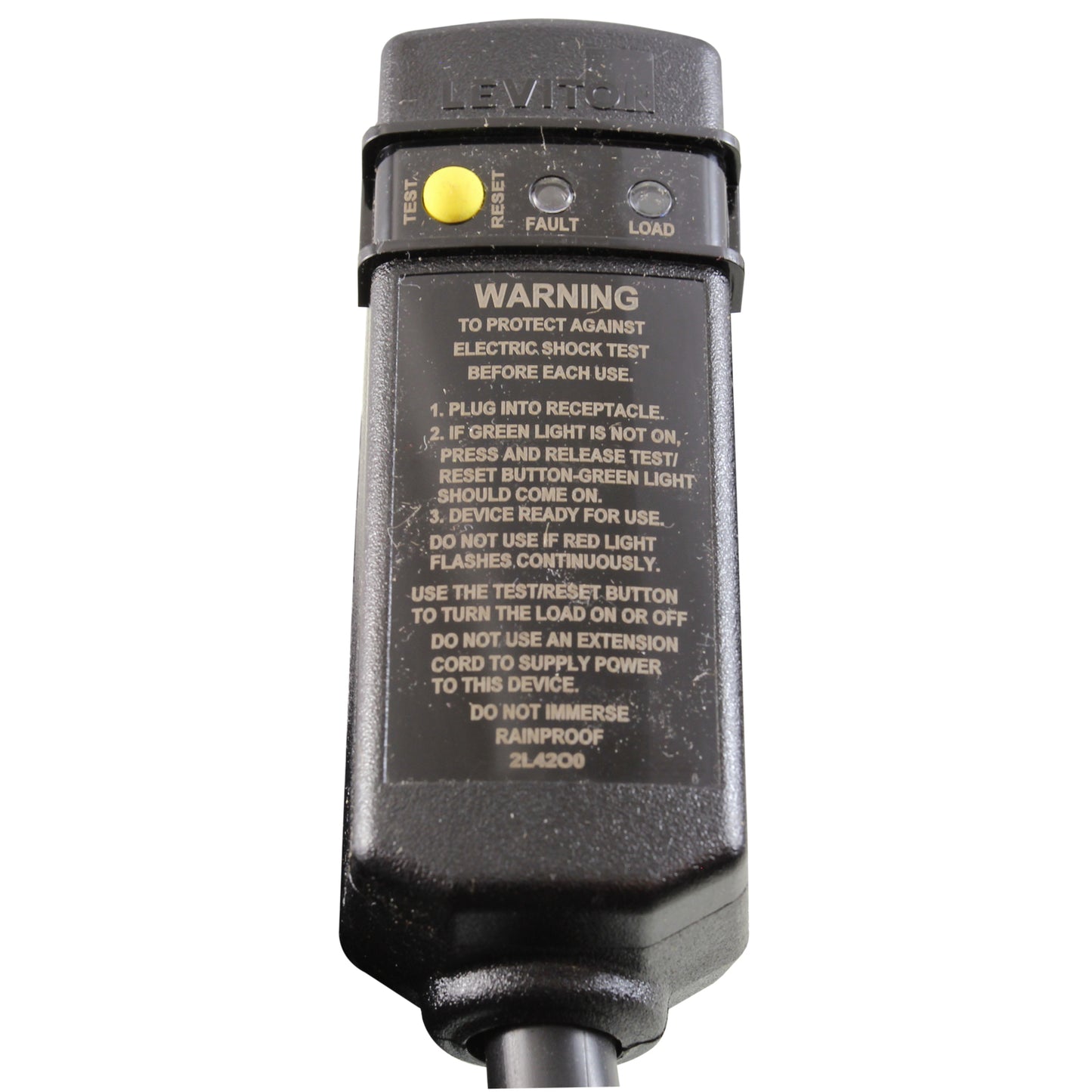 In-Line GFCI, 20A, 115v, 15 foot Cord, Indoor/Outdoor