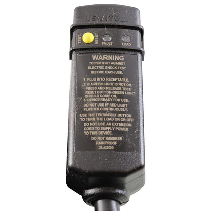 In-Line GFCI, 20A, 115v, 15 foot Cord, Indoor/Outdoor