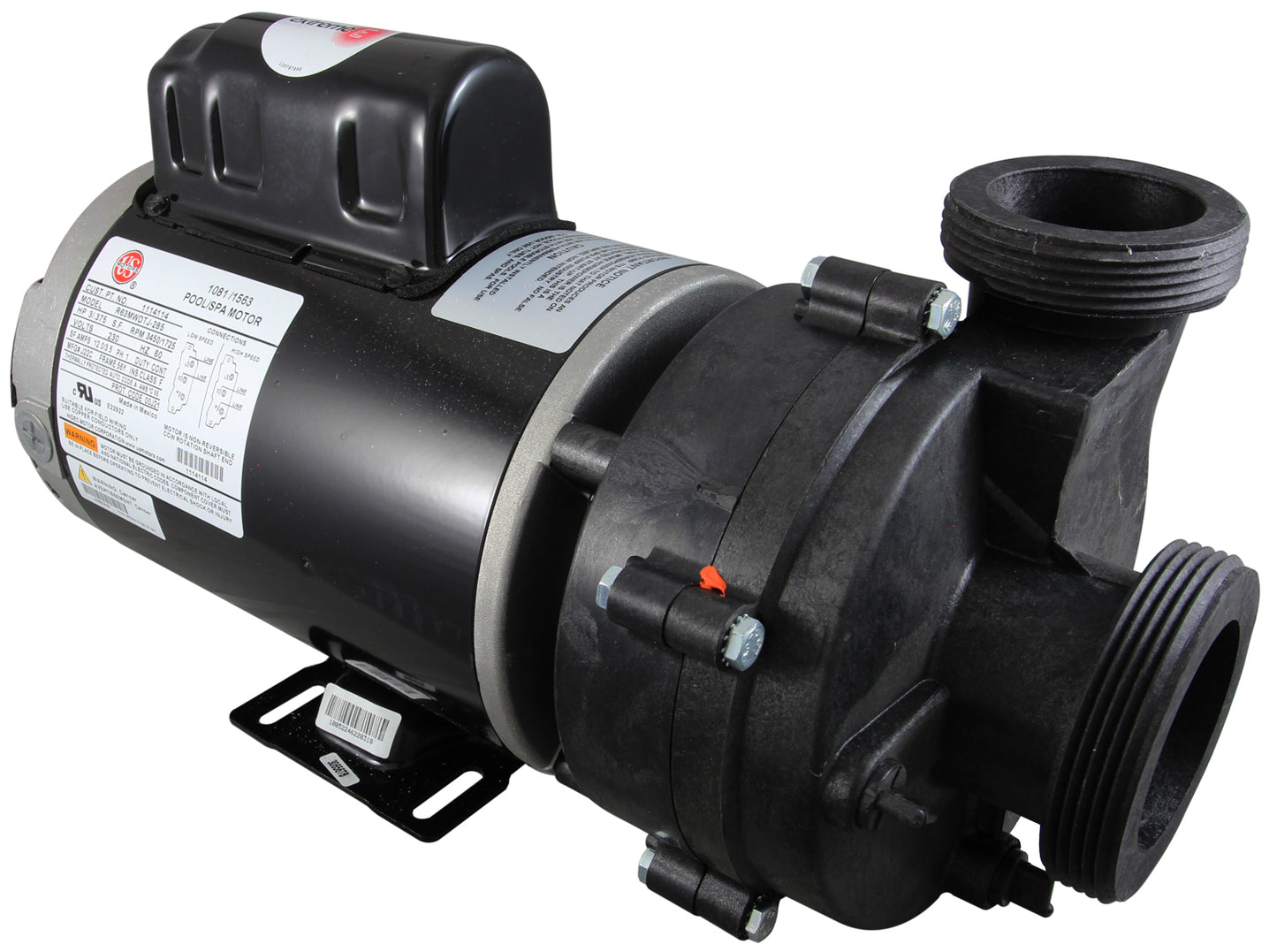 Bomba, Balboa Ultimax, 230 V, 4,0 HP, 2 velocidades, 2,5" x 2"