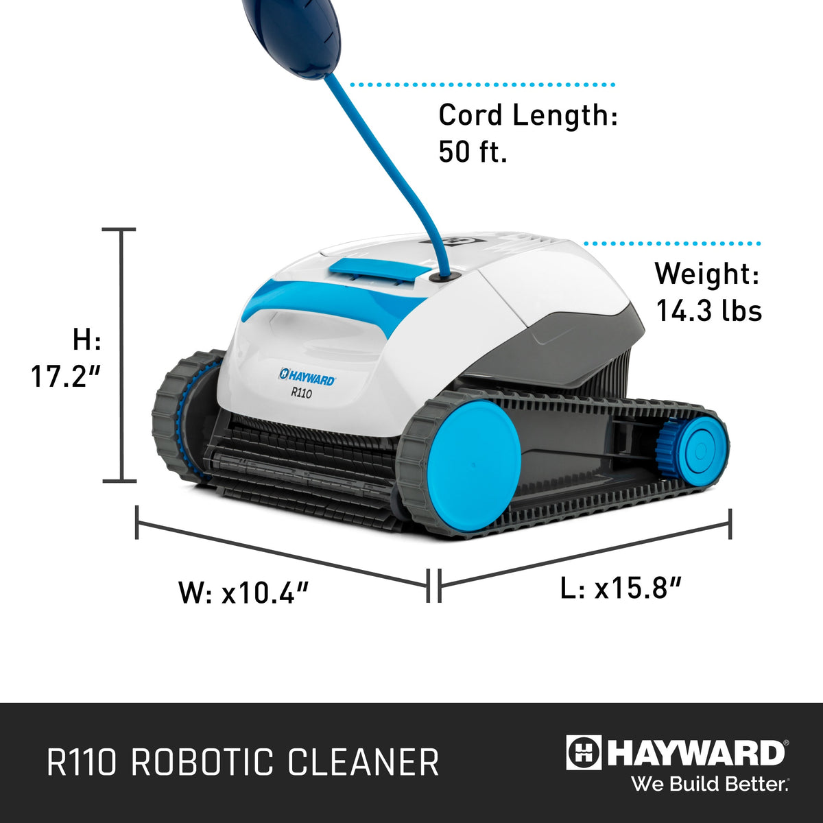 W3RCH411CU Hayward The PoolCleaner R110