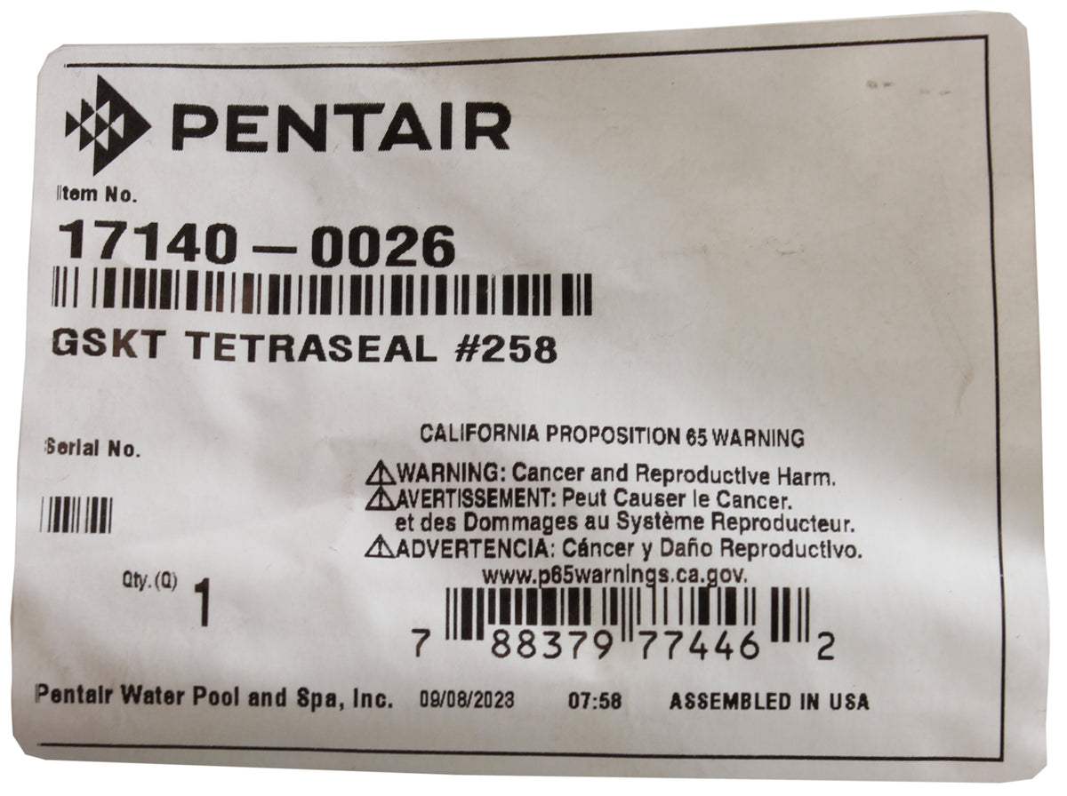 Gasket Tetraseal #258