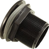 Wall Fitting, BWG/HydroAir, Standard Jet, Extended, Black