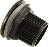 Wall Fitting, BWG/HydroAir, Standard Jet, Extended, Black
