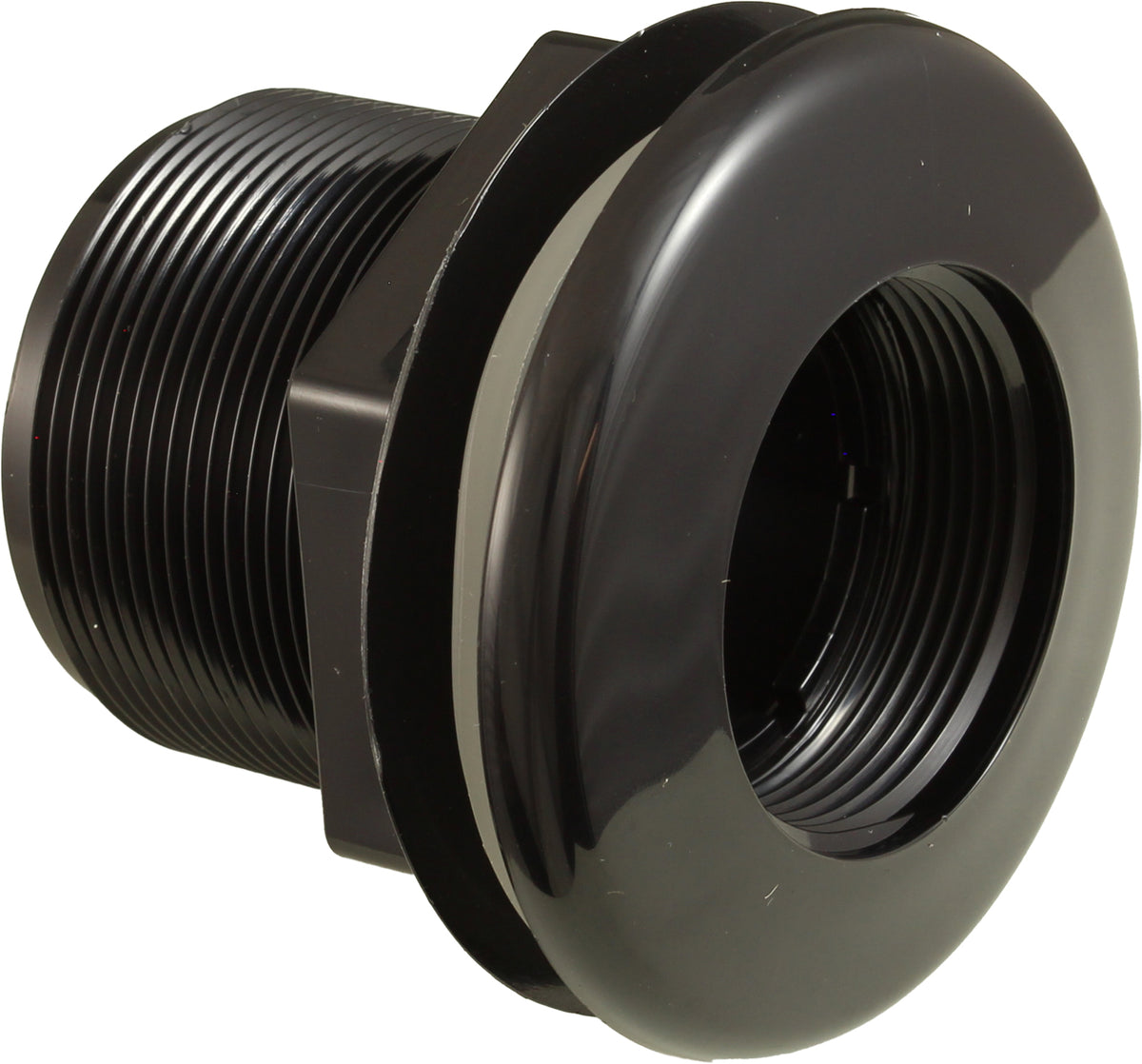 Wall Fitting, BWG/HydroAir, Standard Jet, Extended, Black