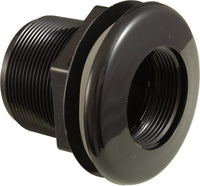 Wall Fitting, BWG/HydroAir, Standard Jet, Extended, Black