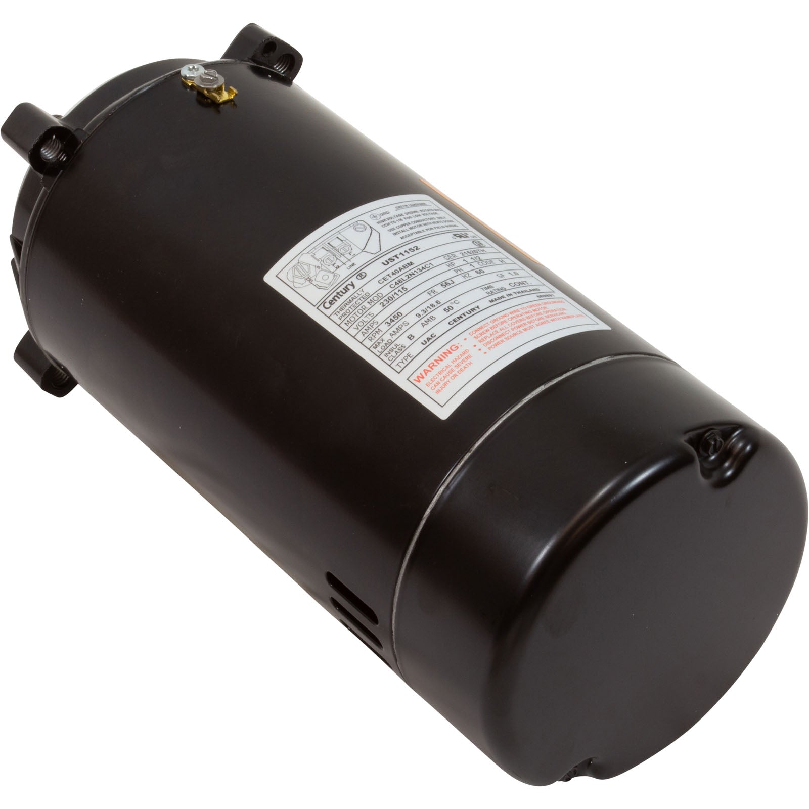Motor, Cent, 1.5Hp, 115/230V, 1-Sp, Sf1, 56Jfr