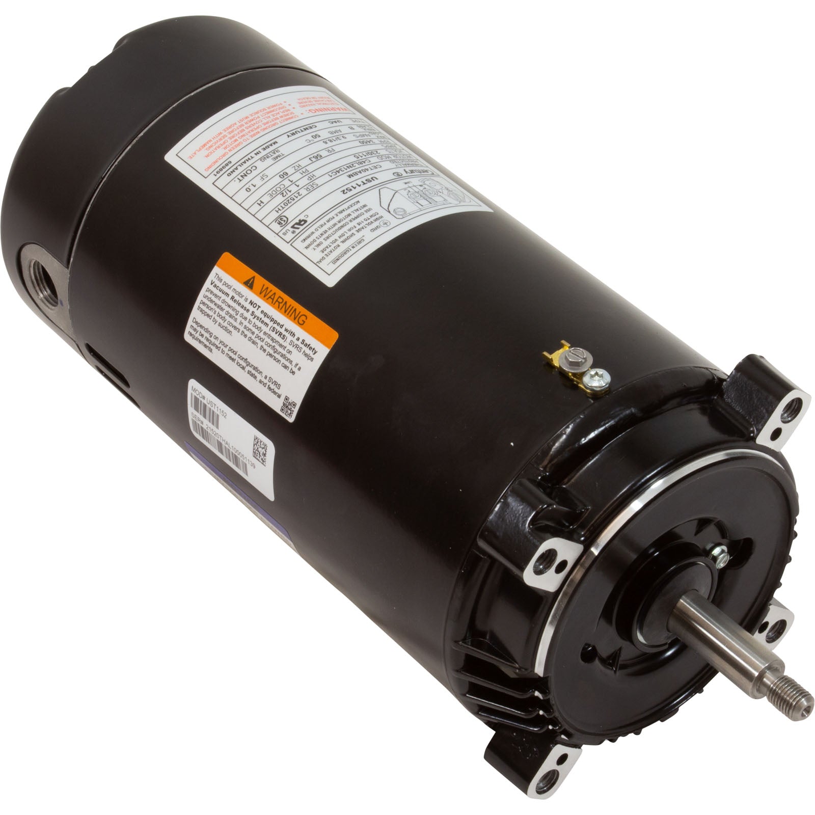 Motor, Cent, 1.5Hp, 115/230V, 1-Sp, Sf1, 56Jfr